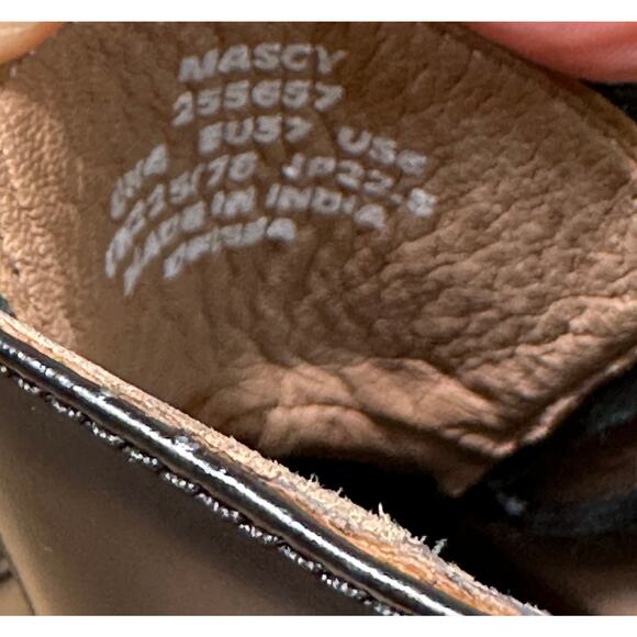 Ted Baker London Mascy Ankle Boots Black Buttery Leather Size 6 NIB Utilitarian - Picture 13 of 15